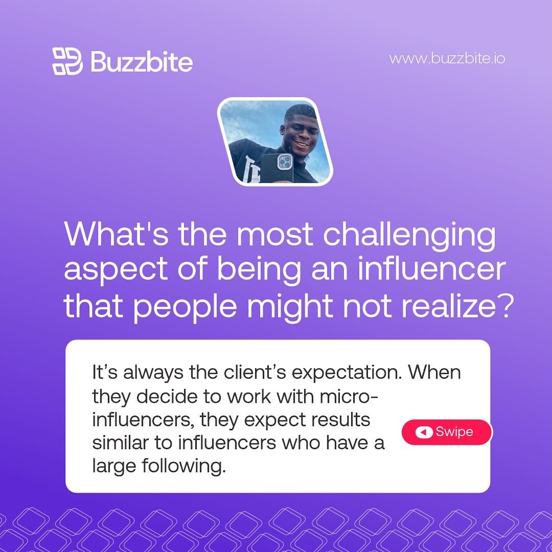 Our spotlight for the week is on @_austinogie , a content creator and photographer.

Swipe to see the wonderful conversation we had with him.😀

#Buzzbite #Growwithbuzzbite #Influencerspotlight #buzzbiteinfluencers