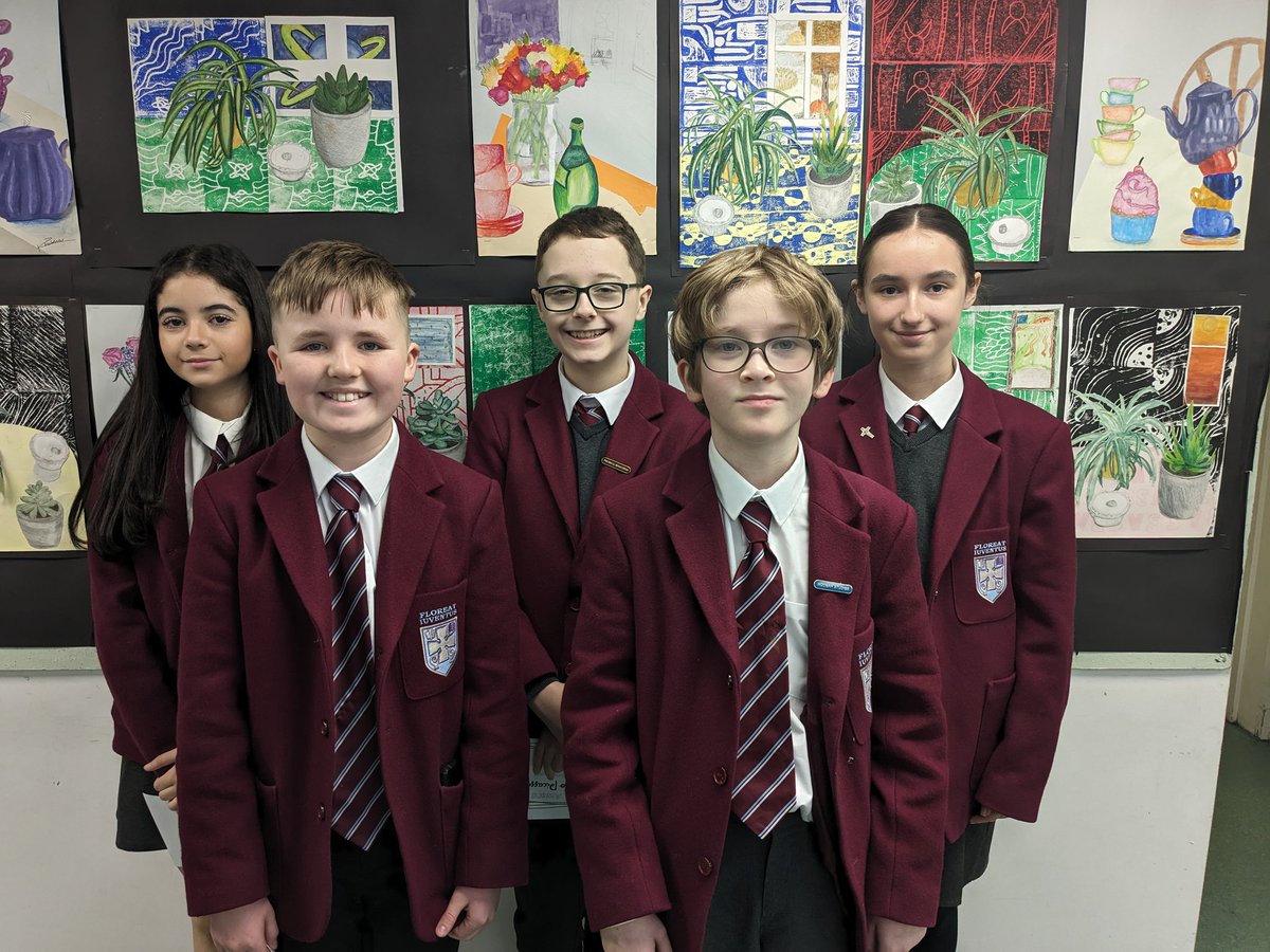 Congratulations to Miss McCarley's S1's who were awarded with artists certificates for the development of their artistic skills throughout the term. Well done, great work! @stninianshigh