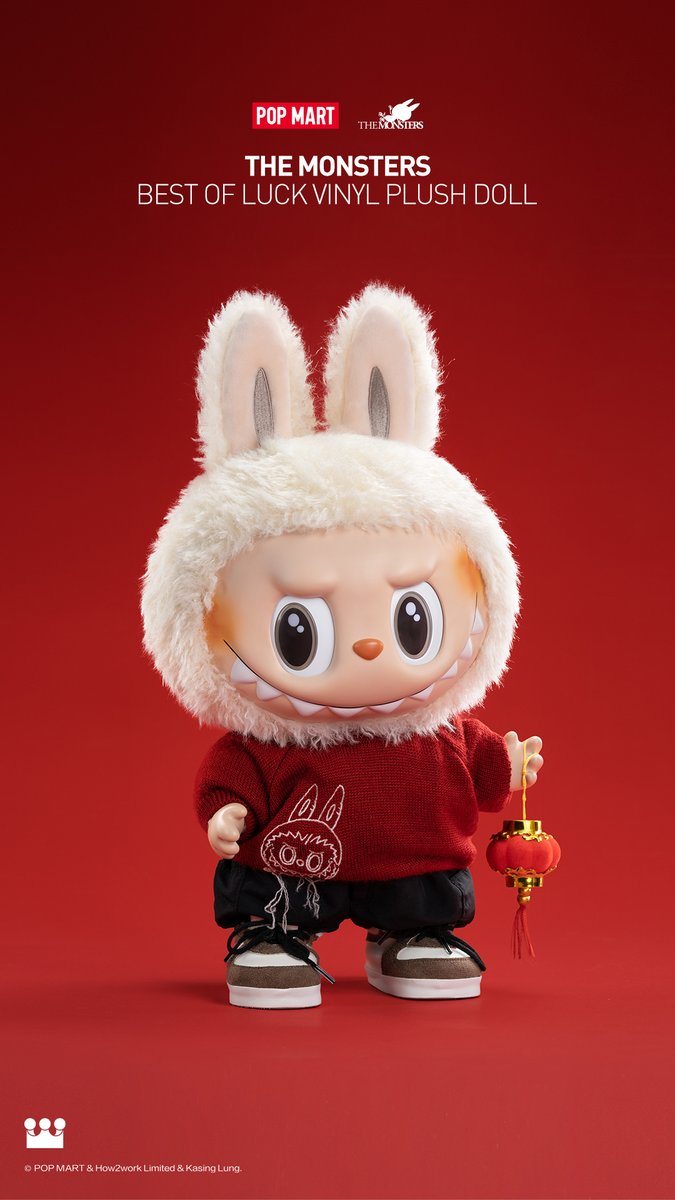 THE MONSTERS BEST OF LUCK ぬいぐるみ　labubu A message from Labubu👇🏮 THE MONSTER'S - BEST OF LUCK Vinyl Plush