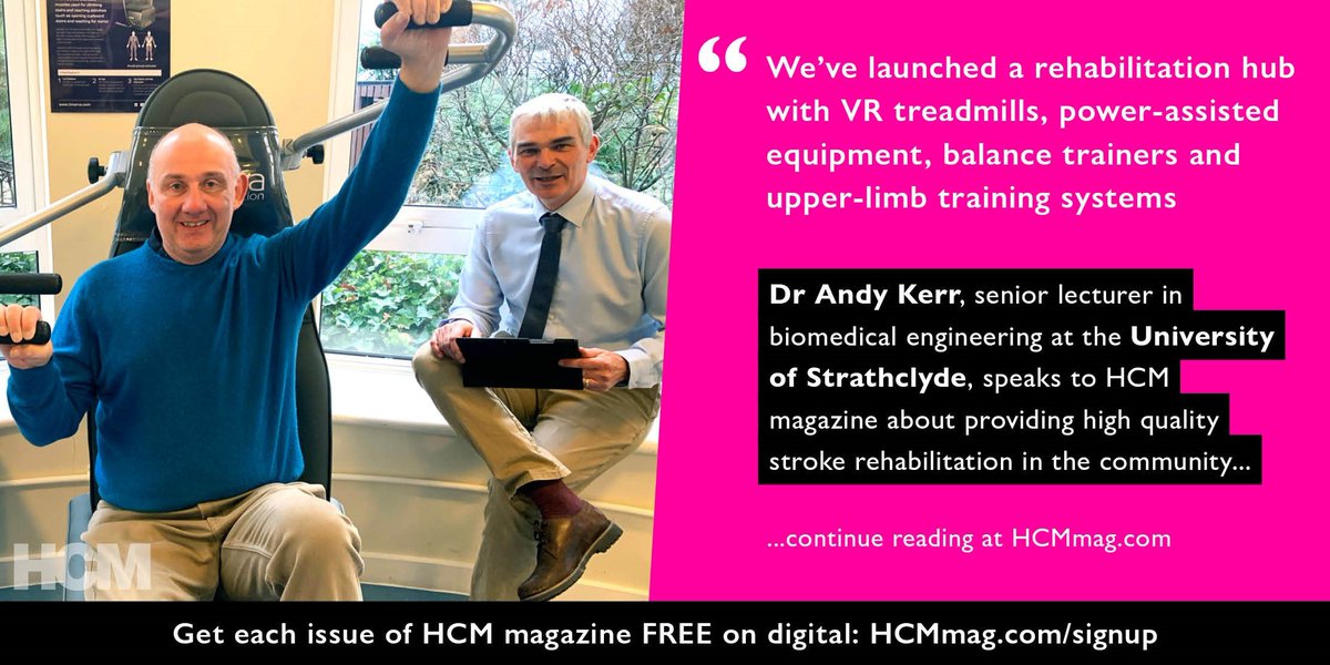 A fantastic feature on the impactful work we are doing at the Sir Jules Thorn Co-Creation Centre to improve #StrokeRehabilitation outcomes 🧠 @AndyKerrBME @GillianMSweeney Thank you @HCMmag for highlighting our research. You can read the full article 👇 lei.sr/S9v5x