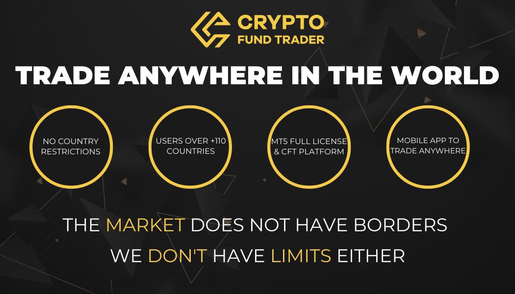Interested in @CFTradercom?

𝘿𝙞𝙙 𝙮𝙤𝙪 𝙠𝙣𝙤𝙬 we have

• No country restrictions ✅
• Users in over +110 countries ✅
• MT5 Full license & CFT Platform ✅

cryptofundtrader.com/?_by=kinetic
( use KINETIC7 for a discount )

Try it out with my link and send me a screenshot for a…