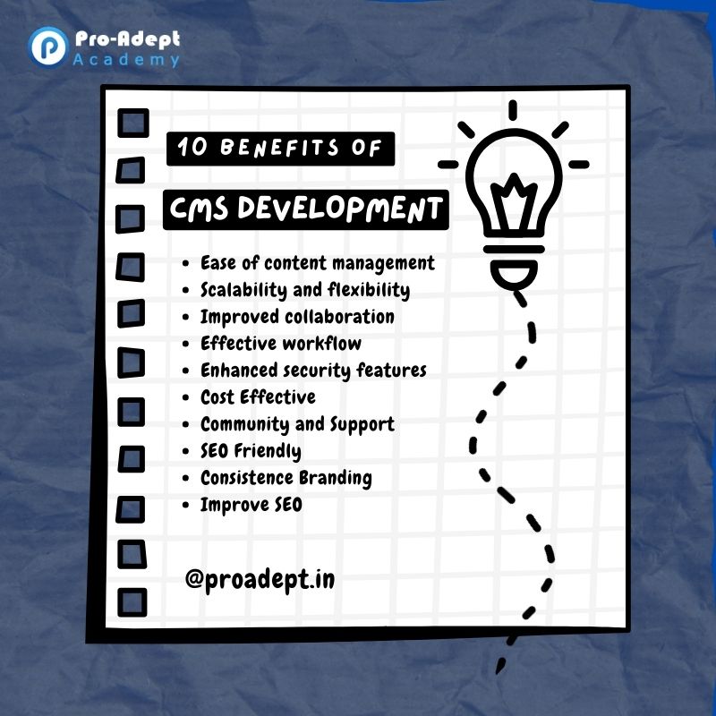 Here we are sharing the benefits of CMS Development you should know.
Learn and grow with Pro-Adept Academy
Visit Us👉tinyurl.com/4u456fa9
#CMSDevelopment #cmstipsandtricks #CMSeducation #tricksandtips #CMSTraining #proadeptacademy