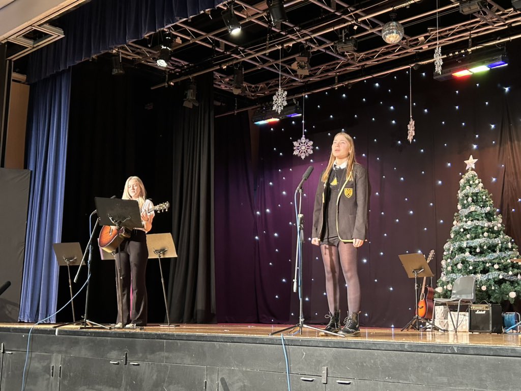 After a busy week with in the music department, we finished with our Christmas assemblies including a lovely performance from Bethany and Ava 🎄