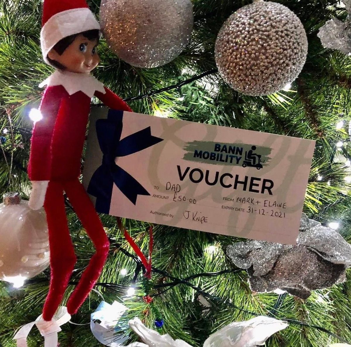 Last minute gift ideas, give someone with mobility needs the gift of an accessibility aid of choice this Christmas with a Bann Mobility gift voucher.

Available online, in store today until 1pm or by telephone.