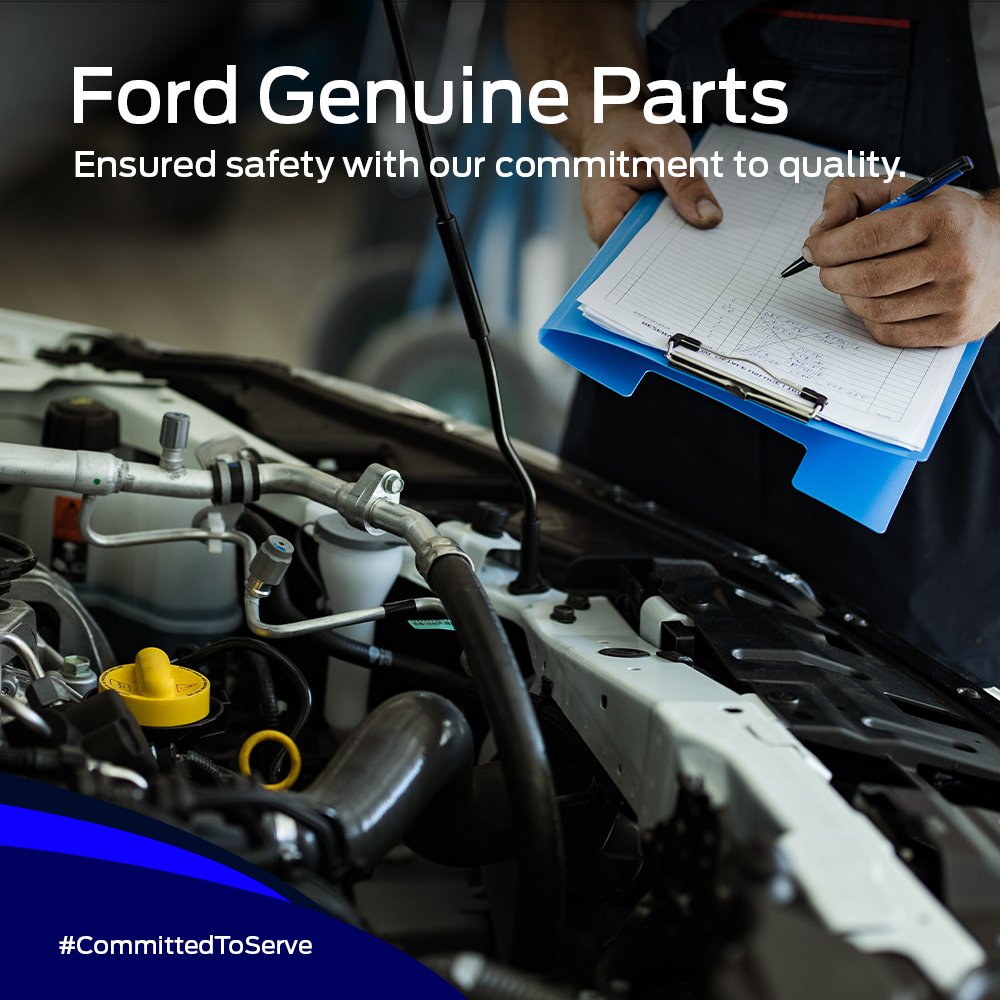 Using genuine vehicle parts is crucial for ensuring the safety of your loved ones. Always opt for Ford Genuine Parts, readily available at your nearest Ford Authorized Distributor across India. CommittedToServe https t.co hFMR0WBopU Using genuine vehicle parts is crucial for ensuring the safety of your loved ones