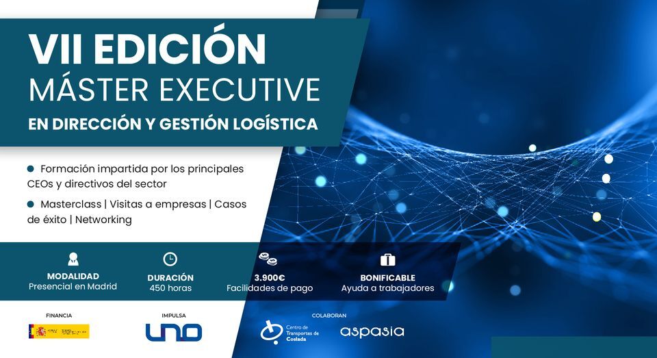 UNOlogistica's tweet image. ¡ABIERTO EL PLAZO DE CONVOCATORIA! |🎓𝗠á𝘀𝘁𝗲𝗿 𝗘𝘅𝗲𝗰𝘂𝘁𝗶𝘃𝗲 de UNO 𝗲𝗻 𝗗𝗶𝗿𝗲𝗰𝗰𝗶ó𝗻 𝘆 𝗚𝗲𝘀𝘁𝗶ó𝗻 𝗟𝗼𝗴í𝘀𝘁𝗶𝗰𝗮| ENERO 2024

¿Quieres aprender con los directivos más influyentes del sector #logístico? 

Infórmate 👉bit.ly/45MrBtC