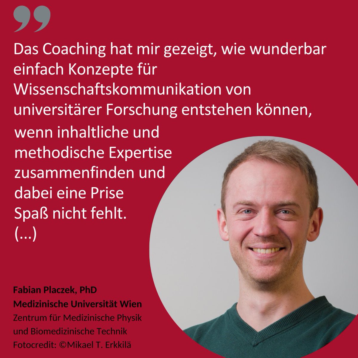 Kann Wissenschaftskommunikation Spaß machen? 🤪
Für Fabian Placzek von der <a href="/MedUni_Wien/">MedUni Wien</a> ganz klar: ja!
Alle Infos hier: shorturl.at/jvKS5

<a href="/_CitizenScience/">OeAD Citizen Science</a> @sciencenetzwerk 
#coachings #forscherin #forscher #forschung  #training