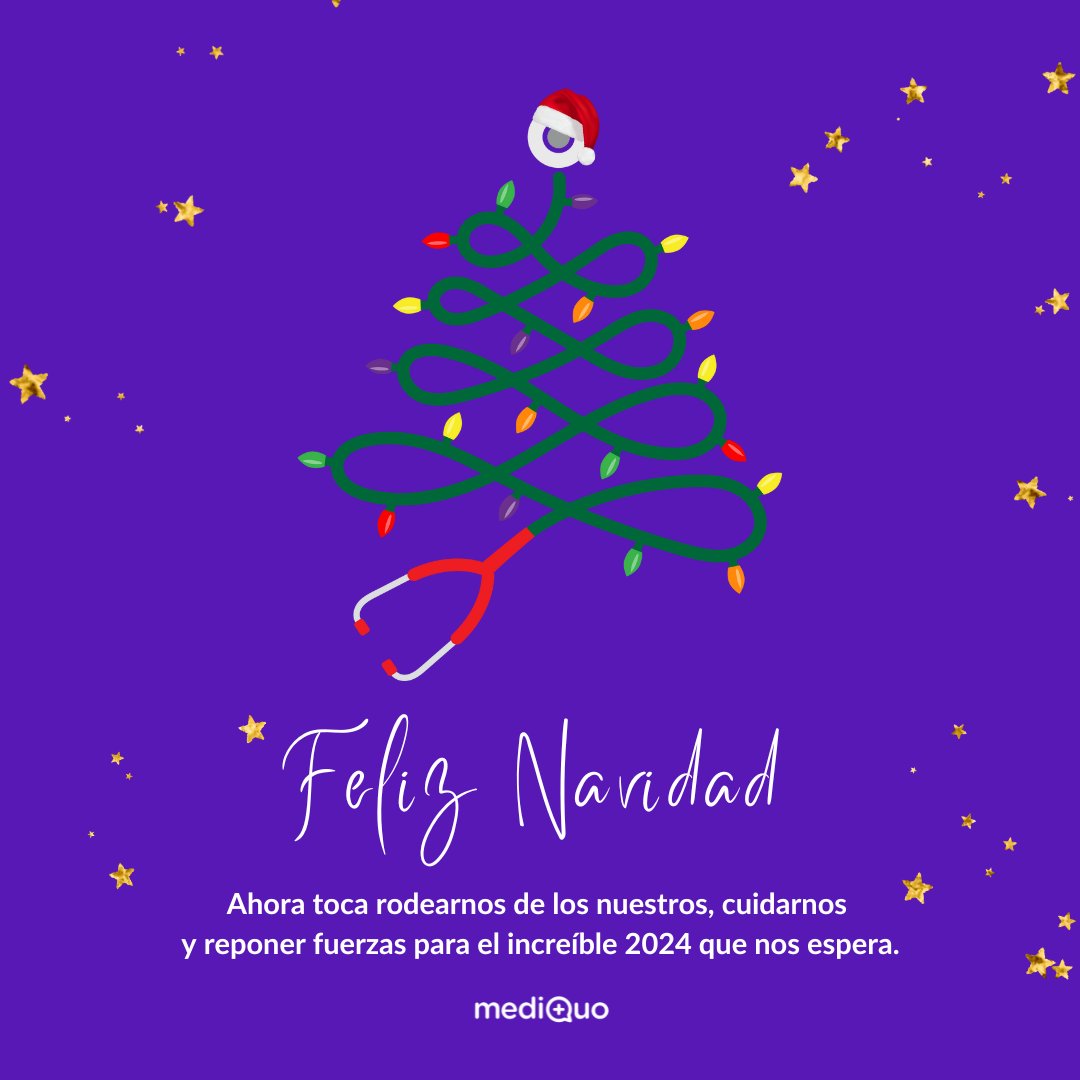 Todo el equipo de MediQuo te desea una Feliz Navidad🎄

Ahora toca rodearnos de los nuestros, cuidarnos y reponer fuerzas para el increíble 2024 que nos espera.

¡Siempre estamos contigo!

#mediquo #telemedicina #salud