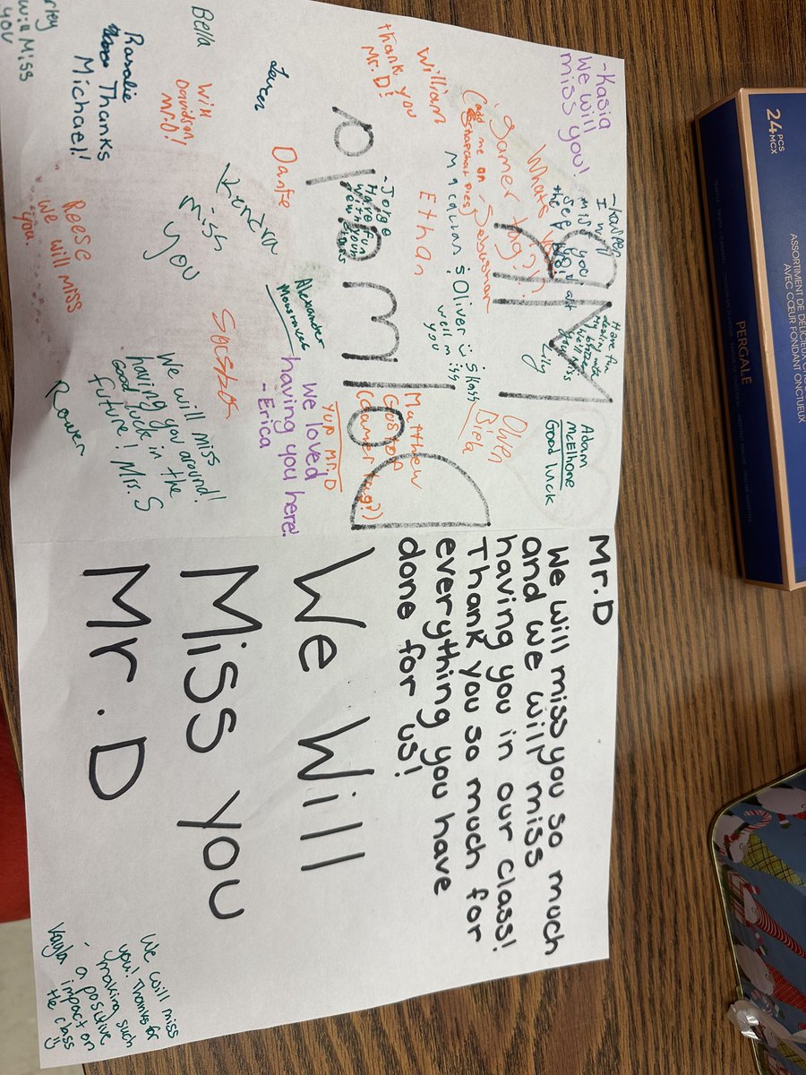 MrDolmaya's tweet photo. What an experience! Thank you to everyone in the grade 7/8 class, and to @MissNotarandrea for hosting me! 

To the class, thank you for all the funny memories. You were a great group! 

I’m not done with @sttcatholic yet though. Next stop, grade 6/7! 

Merry Christmas! https://t.co/bO534K7SFD
