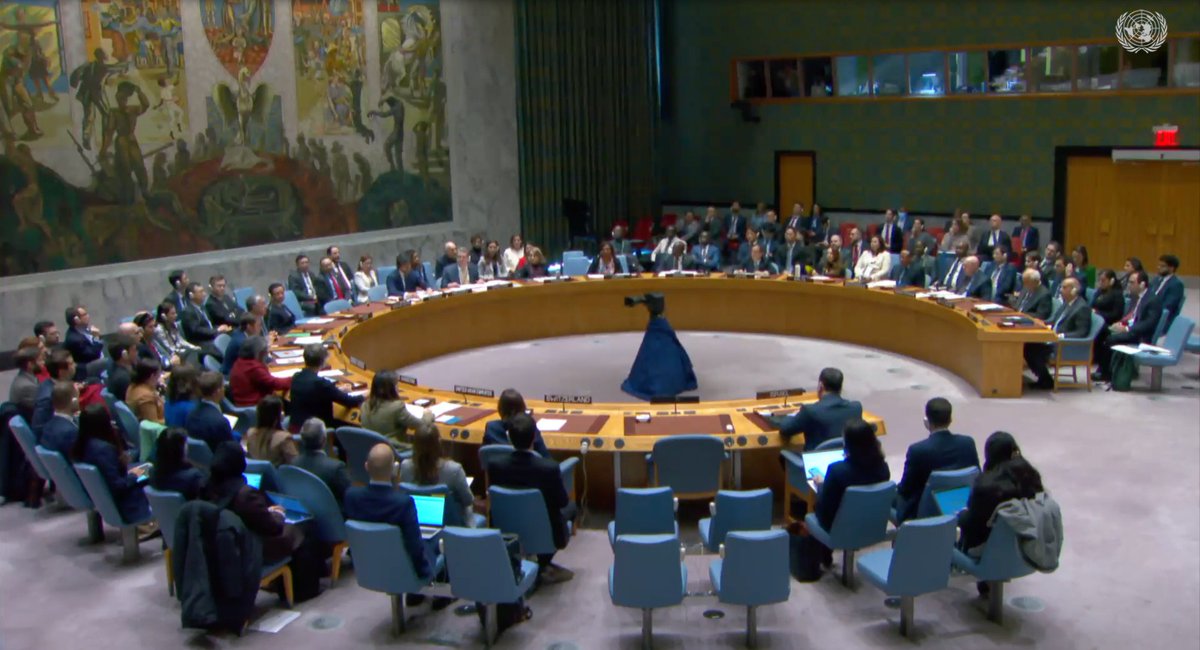 Security Council adopts resolution calling for the scaling up & monitoring of aid going into Gaza. The resolution demands all parties allow & facilitate the use of all humanitarian routes & requests the appointment of a senior UN official to coordinate & monitor aid delivery.