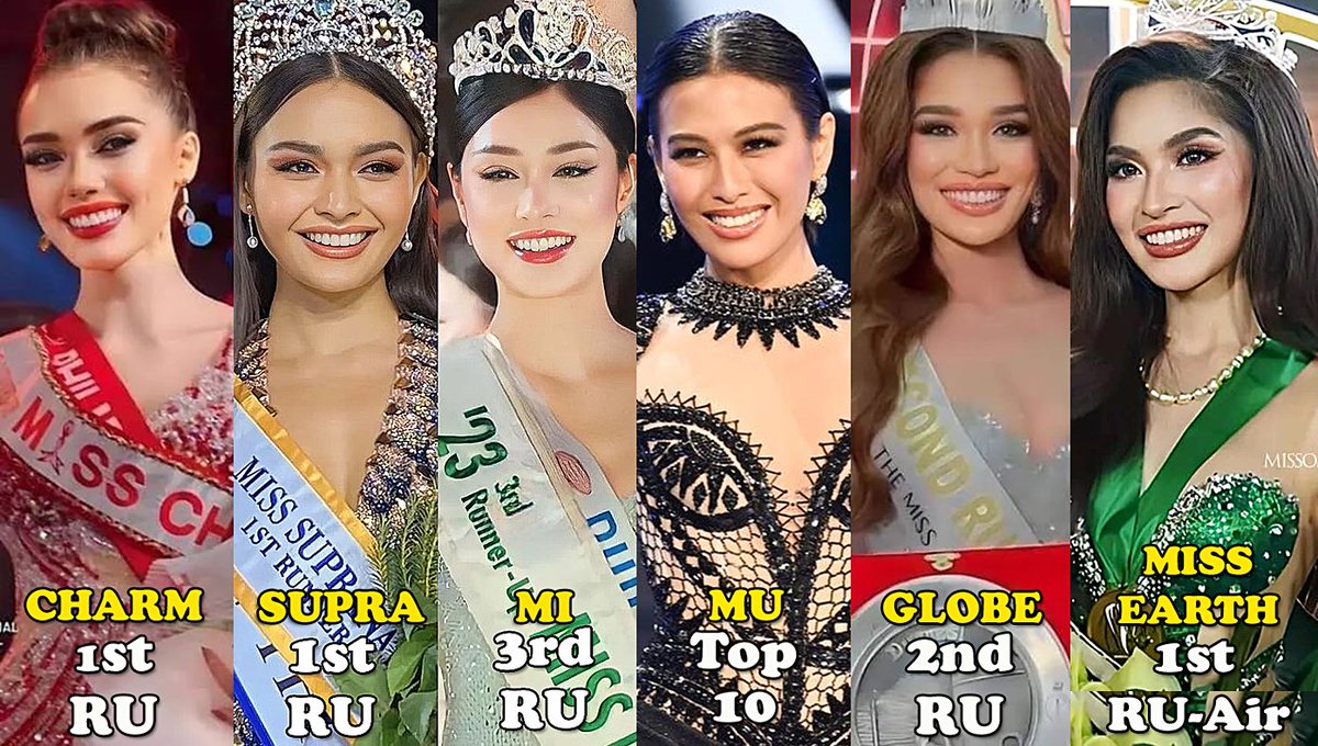 As we close 2023, let's look back to our achievements in international pageantry. Thank you queens for raising our flags. 🇵🇭
See you next year. ✨
#MissUniverse2023 #MissInternational2023 #MissEarth2023 #MissSupranational2023 #TheMissGlobe2023 #MissCharm2023 #MissPhilippines