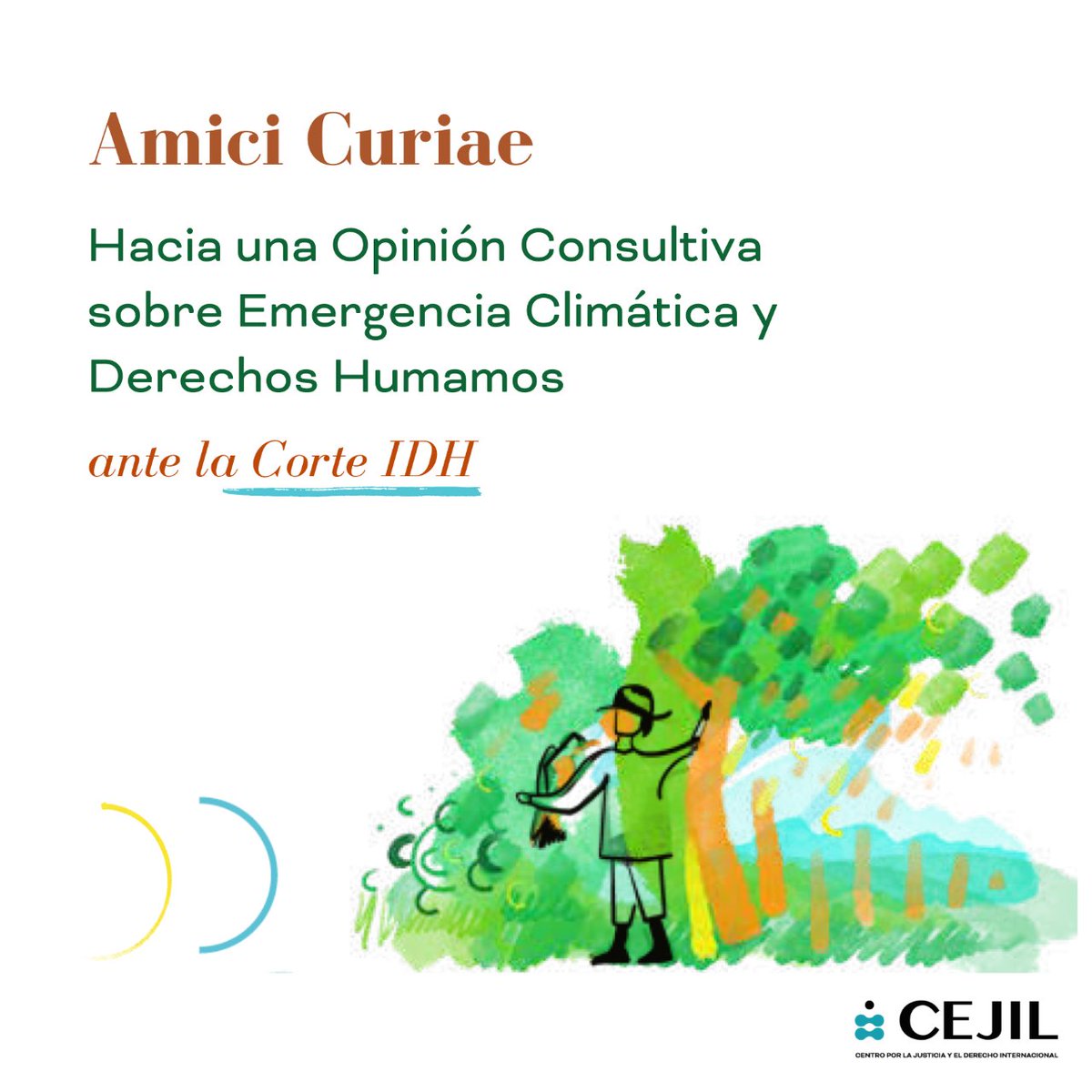 🟢#EmergenciaClimática | Culminamos el año habiendo presentado 5⃣ Amici Curiae y apoyado 3⃣ más junto a organizaciones de #DDHH y personas expertas, ante la #CorteIDH en el marco de la #OpiniónConsultiva sobre emergencia climática 🌎🔥🌱 y #DerechosHumanos.