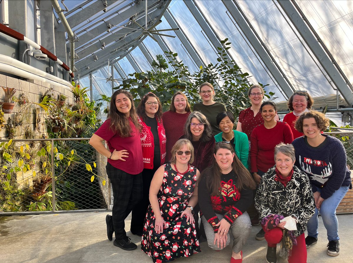 Our Alumnae Association team had a wonderful time visiting the Wellesley botanic gardens together yesterday to close out 2023! May your new year be as cozy and warm as Global Flora's desert biome! 💙