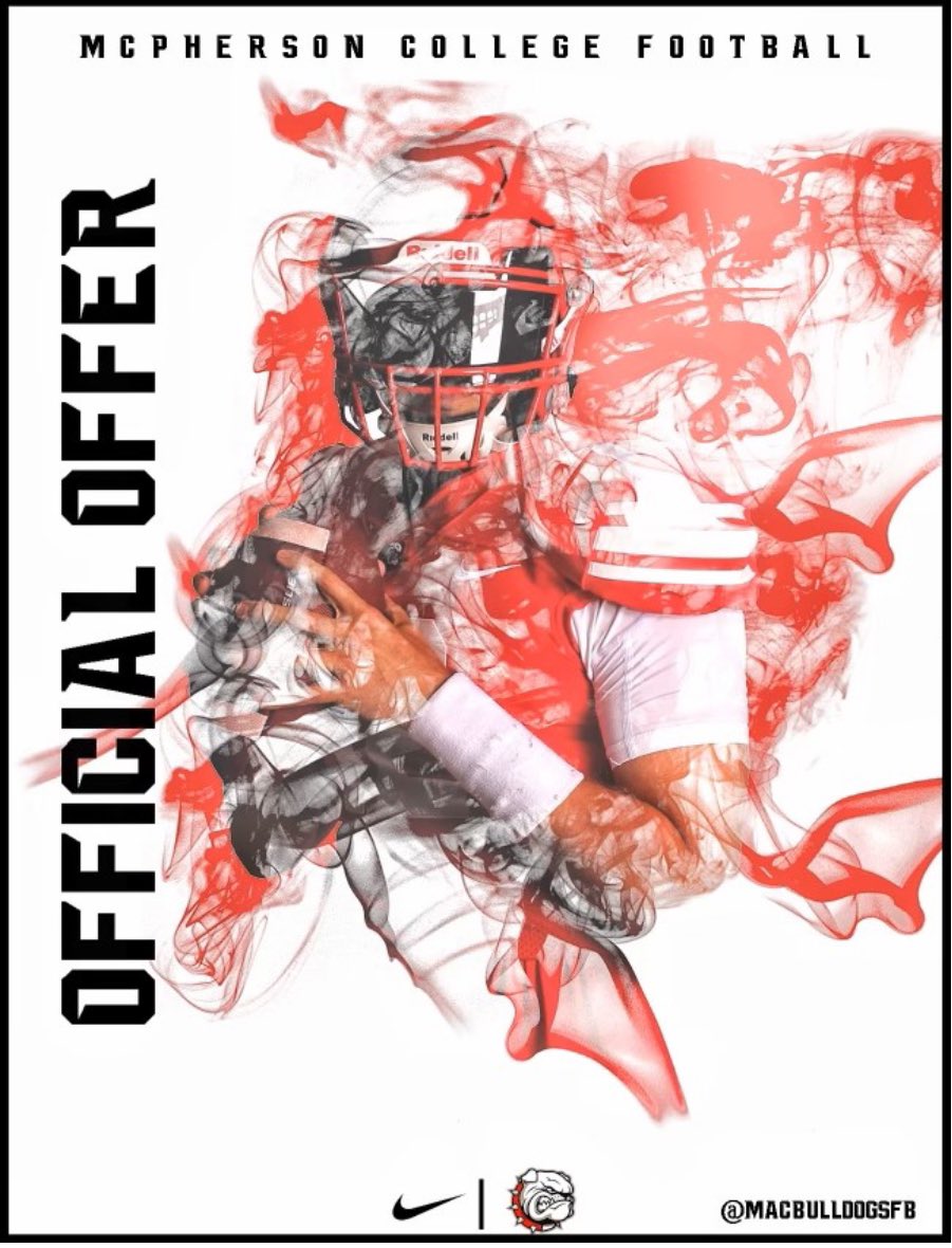 Blessed to receive an offer from McPherson college @BryceChavis