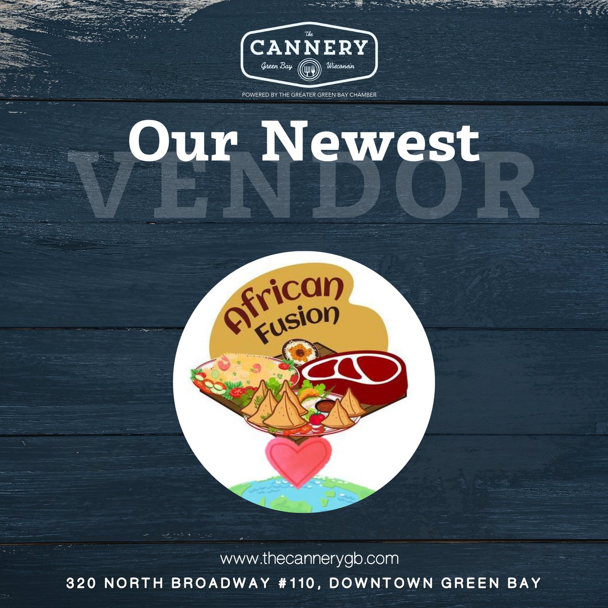 Ever had a meal that takes you on a safari? Our newest vendor at The Cannery, African Fusion, is where the wild heart of Africa meets gourmet goodness. Savor their Somali, Kenyan, and Ethiopian specialties and embark on a culinary safari like no other!

#greenbay #foodie