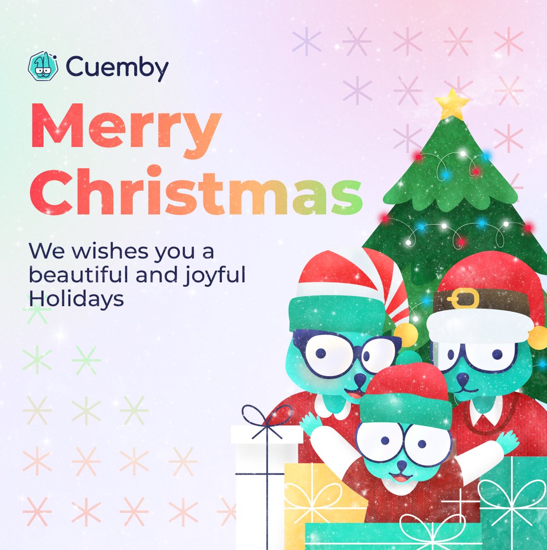 🎄✨ Wishing you a Merry Christmas and a joyous holiday season from all of us at Cuemby! May your days be filled with warmth, laughter, and moments of happiness. 🎁 #MerryChristmas #HappyHolidays #Cuemby #Greetings
