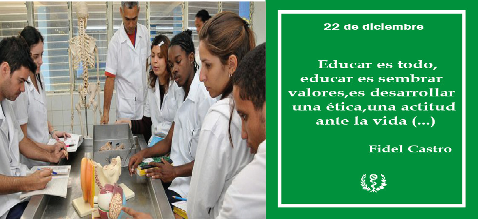 TaniaMCruzHdez's tweet photo. Felicidades para todos los educadores cubanos, en especial a los del sector de la Salud, quienes con su amor incondicional se consagran a tan humana labor: formar a miles de generaciones de hombres y mujeres  que salvan vidas.

#CubaPorLaVida #EstaEsLaRevolución https://t.co/8ePKh0mJte