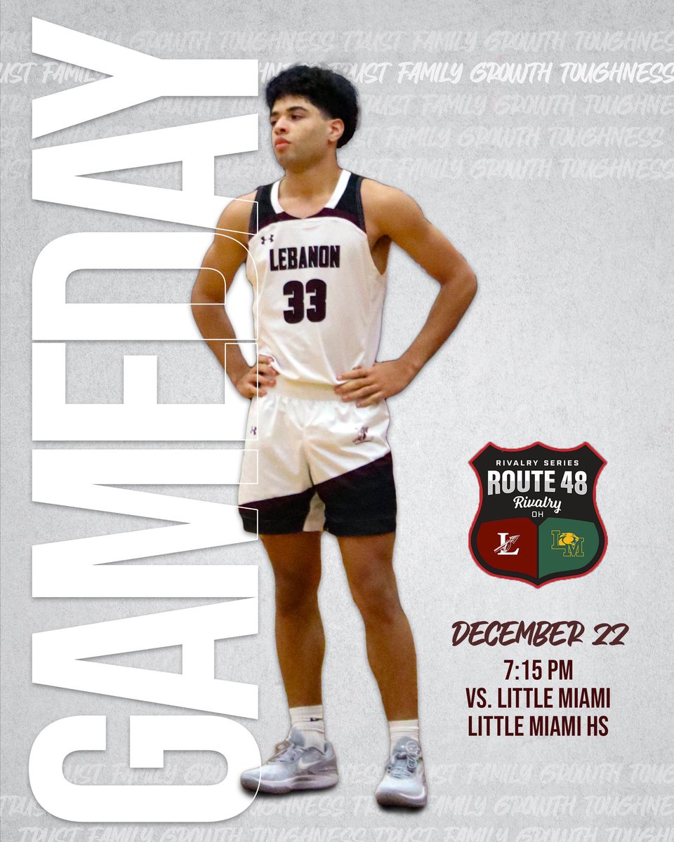 Gameday! 🆚-Little Miami 🕢-7:30 🏫-Little Miami High School