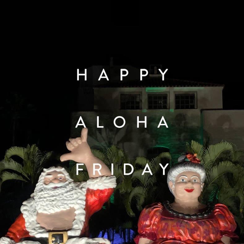 Happy Aloha Friday!
Mele Kalikimaka me ka Hau’oli Makahiki Hou!🎄🎉
(Merry Christmas and a Happy New Year!)
.
.
#happyalohafriday #alohafriday #MeleKalikimaka #HauoliMakahikiHou #shaka
