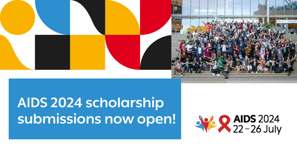 We're providing scholarships for #AIDS2024 to help with: ✔️ Registration ✈️ Travel 🛌 Accommodation 🍽️ Living expenses 🌐 Accessibility Apply today for a virtual or in-person scholarship to attend the 25th International AIDS Conference! 👉 Aids2024.org