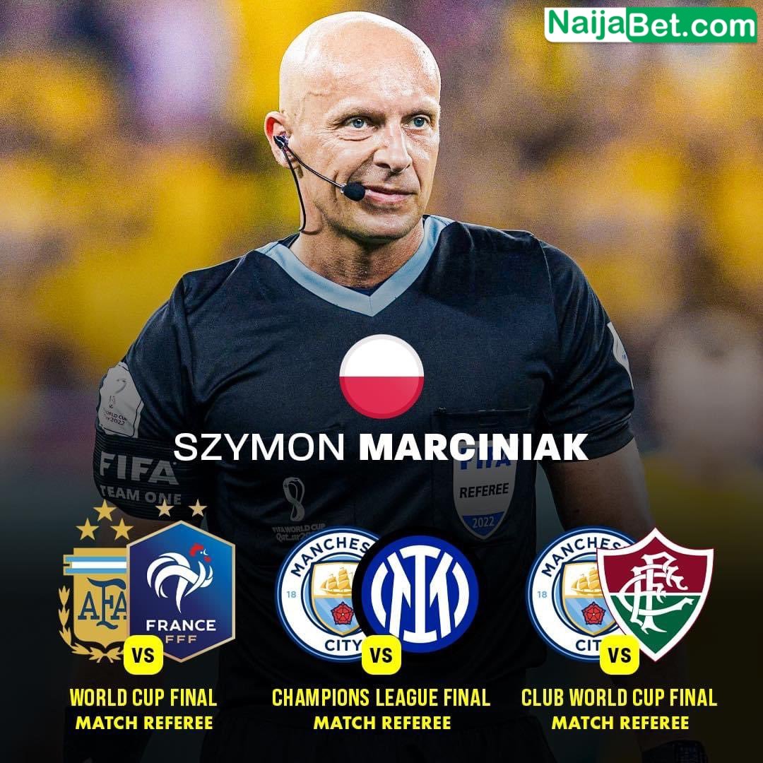 In a span of one year, Szymon Marciniak was official match referee of: ▶ FIFA World Cup Final between Argentina and France. ▶ UEFA Champions League Final between Manchester City and Inter Milan. ▶ FIFA Club World Cup Final between Manchester City and Fluminense. The best…