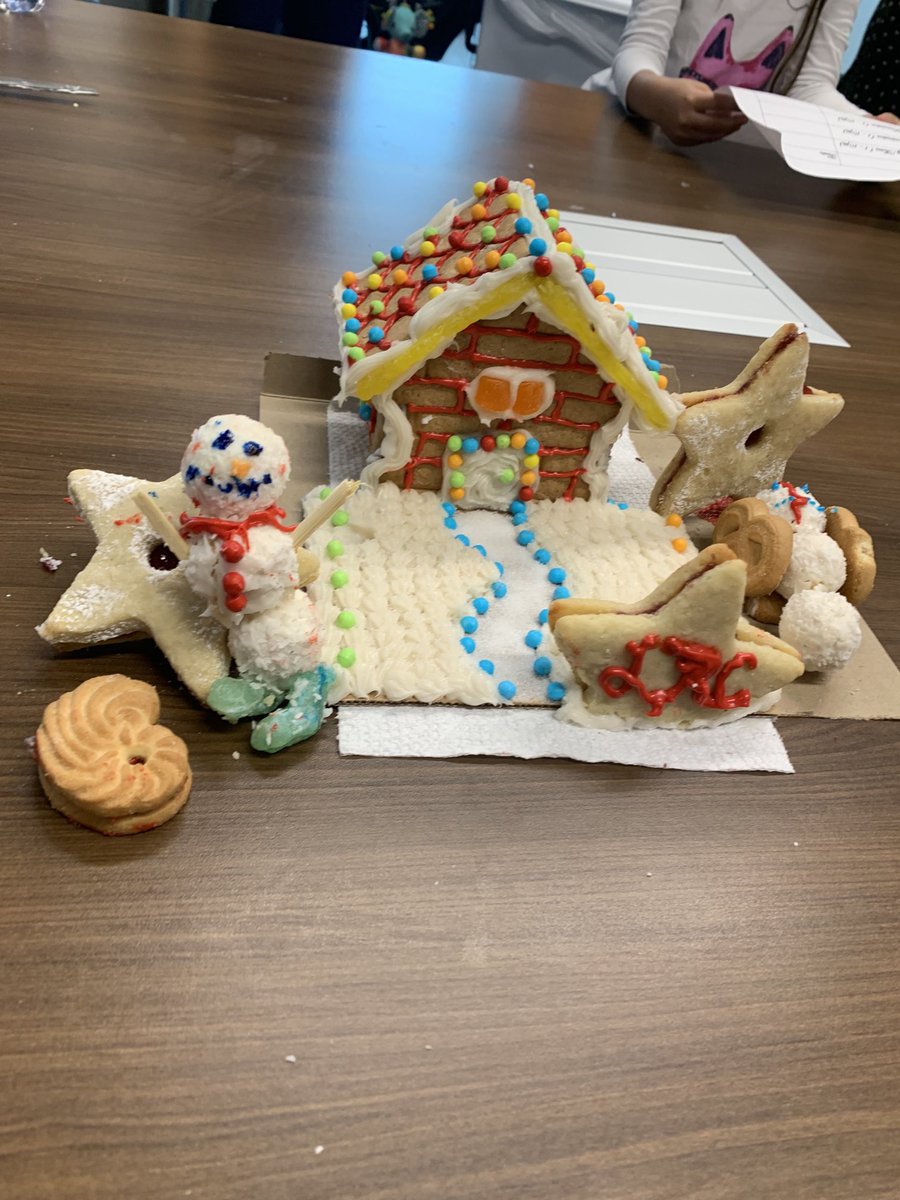 Our residents created some great rehab-themed gingerbread houses this morning! ⁦@UMiami_PMR⁩