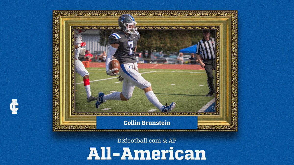 Collin Brunstein adds to his accolades, securing spots on both D3football.com and AP All-American teams! #FOE