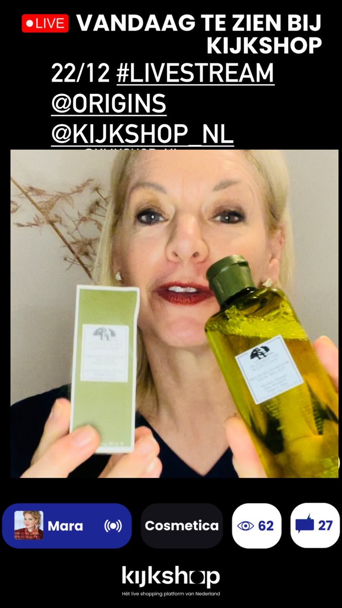 #beautylovers &amp; #fashionlovers om 19.30 uur start de #livestream <a href="/KijkshopNL/">KijkshopNL</a> met de mooie producten <a href="/Origins/">Origins</a> , #login &amp; #chat met mij! Tot zo!