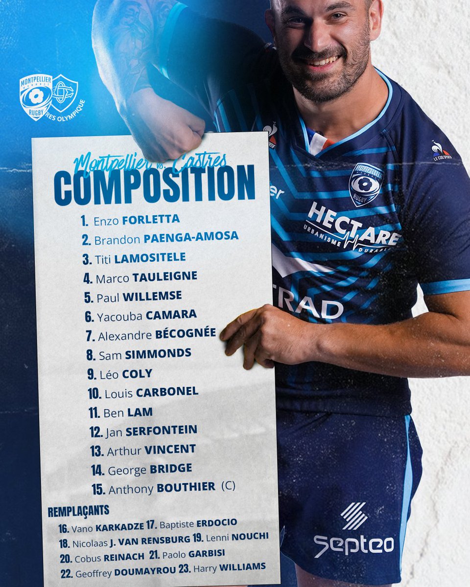 MHR_officiel's tweet image. 🔥 LA COMPO DES CISTES 🔥

🗃 @MHR_officiel
         ⎣📂 Saison 2⃣3⃣-2⃣4⃣
             ⎣📂Compo
                 ⎣  🟦⬜️ #J10

 #TeamMHR 🔵⚪️ #MHRCO