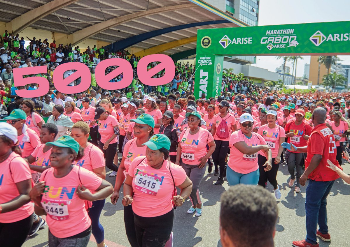 🏃🏾‍♀️🌸 🏃🏾‍♀️ Félicitations aux 5000 Femmes Exceptionnelles de #LaGabonaise ! 🏃🏾‍♀️ 🇬🇦
🎉 Votre passion, votre détermination et votre énergie ont illuminé les rues et inspiré chacun d'entre nous.
#mdg2023 #MarathonDuGabon #RunGabon