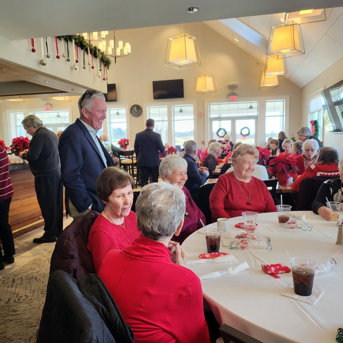 It was great to join Representative Paul McMurtry for Dedham Council on Aging and Westwood Council on Aging Holiday luncheons. Happy holidays and best wishes to all!