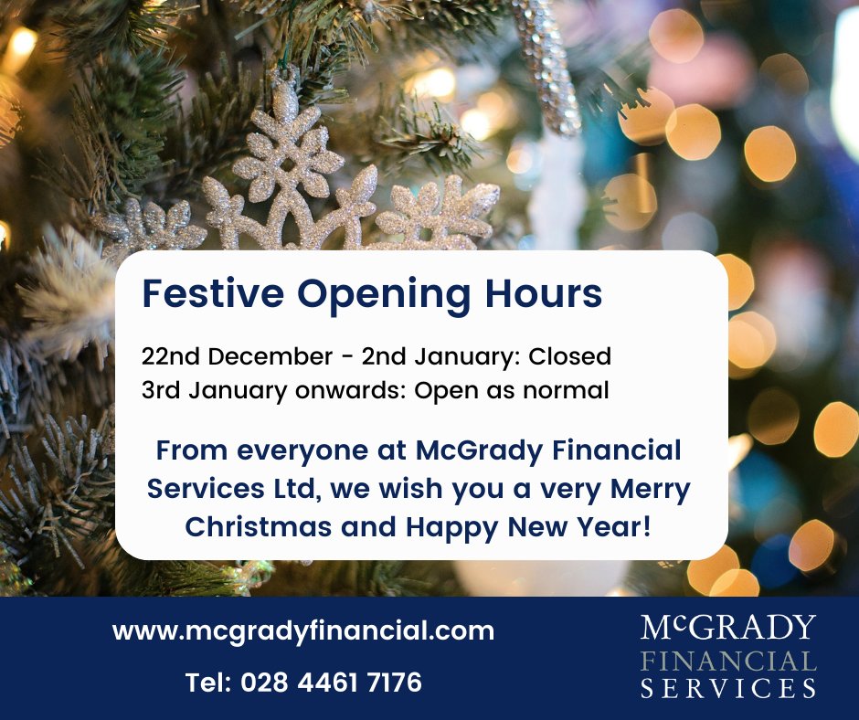 We would like to take the opportunity to wish all our clients a very Merry Christmas and Happy New Year! 🎄🎁

Our offices will be closed from Friday 22nd December 2023, and will re-open on Wednesday 3rd January 2024.
