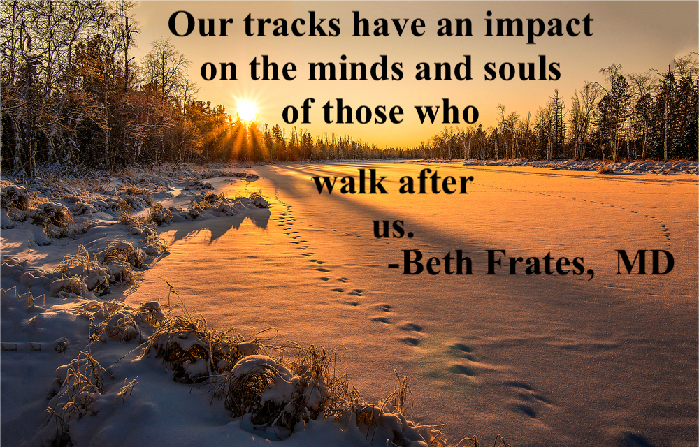 Our words, our actions, our footsteps all have an impact on the people around us and those who will follow our tracks. 👣 Be careful to leave a trail of loving kindness, respect, and goodwill for all. 🙏 #FridayMotivation #Kindness #BeKind #Respect