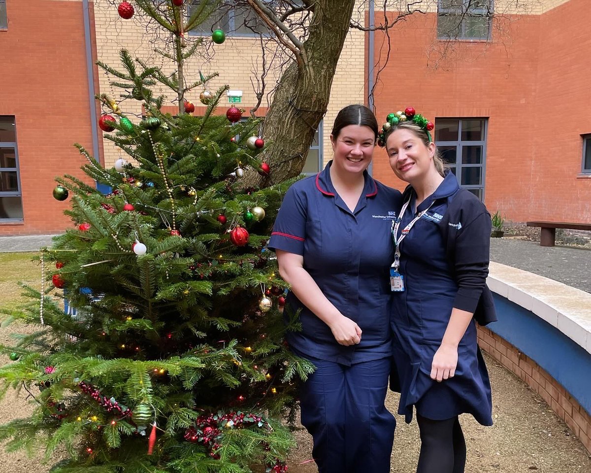 Merry Christmas from ACCU! Thank you @dobbies for the donation of the beautiful tree, helping us feel extra festive! 🎄🥰 @vikki_warman @cardiologymatr1 @krisbailey3 @WythenshaweHosp