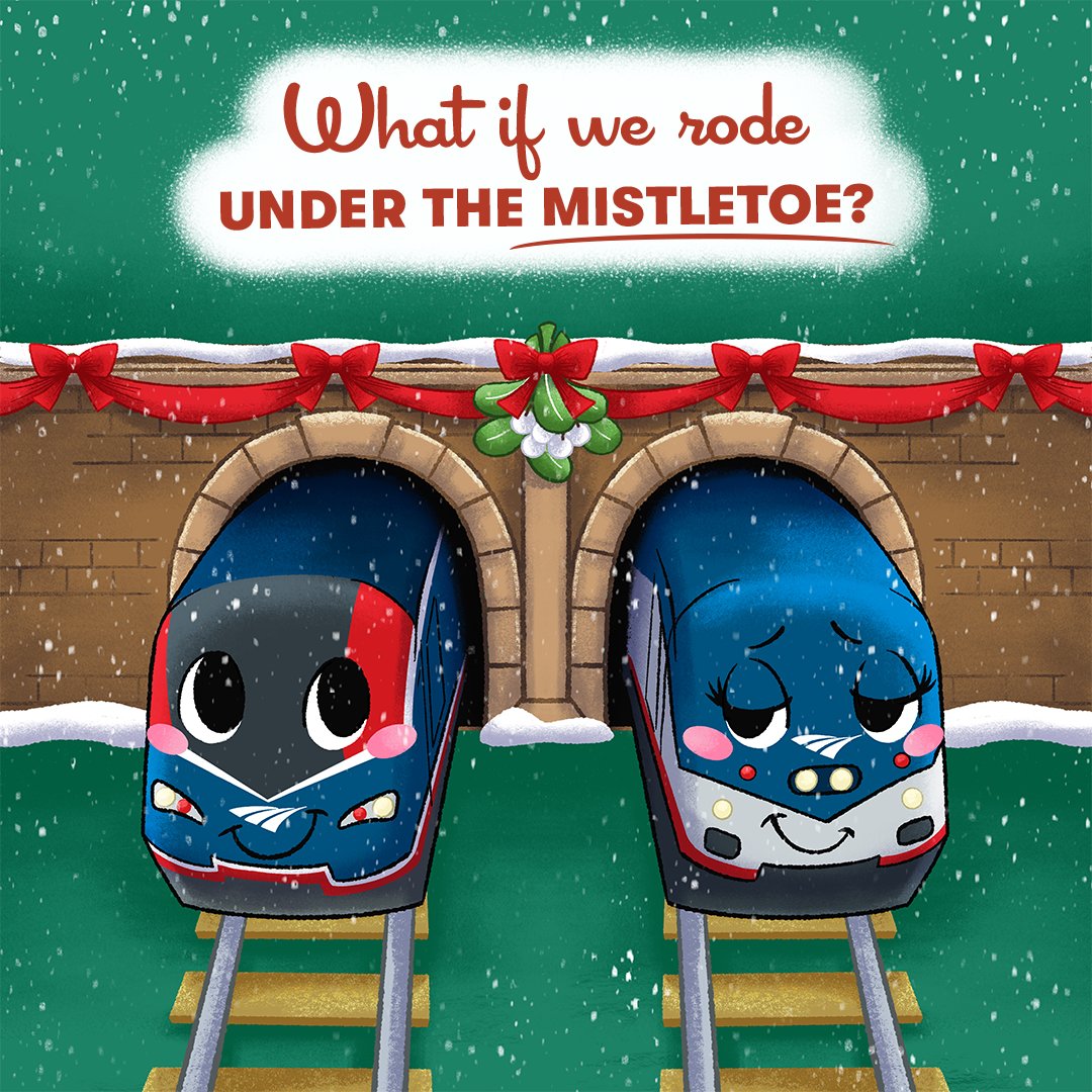 To: you
From: Amtrak 💌

Scroll through the thread for season’s greetings from the rails! 🎅🏽🎄☃️