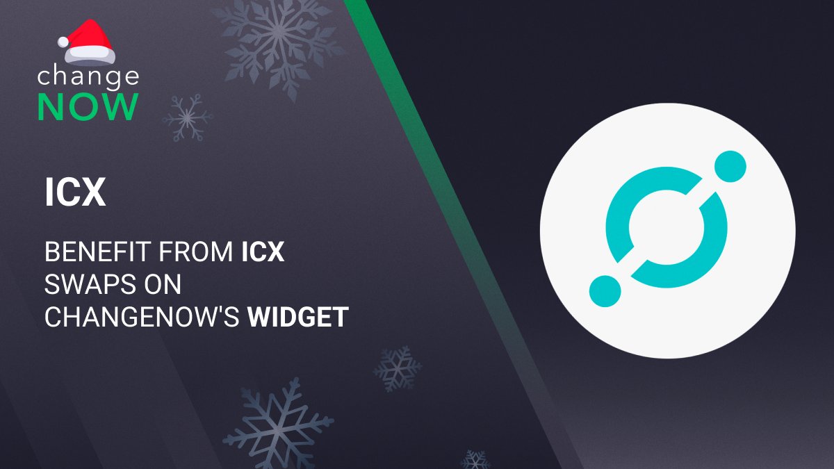 💹Unlock the power of seamless $ICX swaps with ChangeNOW's Widget! 🔄Experience fast and secure transactions while diversifying your crypto portfolio with @helloiconworld Try it now: now-l.ink/icxwidget