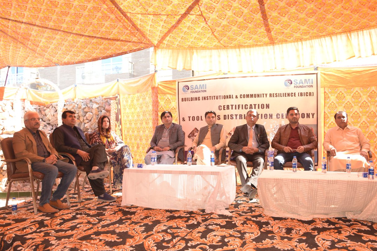 Sami_Foundation's tweet photo. Sami Foundation with support Concern Worldwide organized Tool Kits &amp; Certification distribution event at Muzmil Guest House, end of the event distributed 100 tool kits in 100 (50 Male &amp; 50 Female) trained Beneficiaries on different trades. https://t.co/x8KTBgx2ep