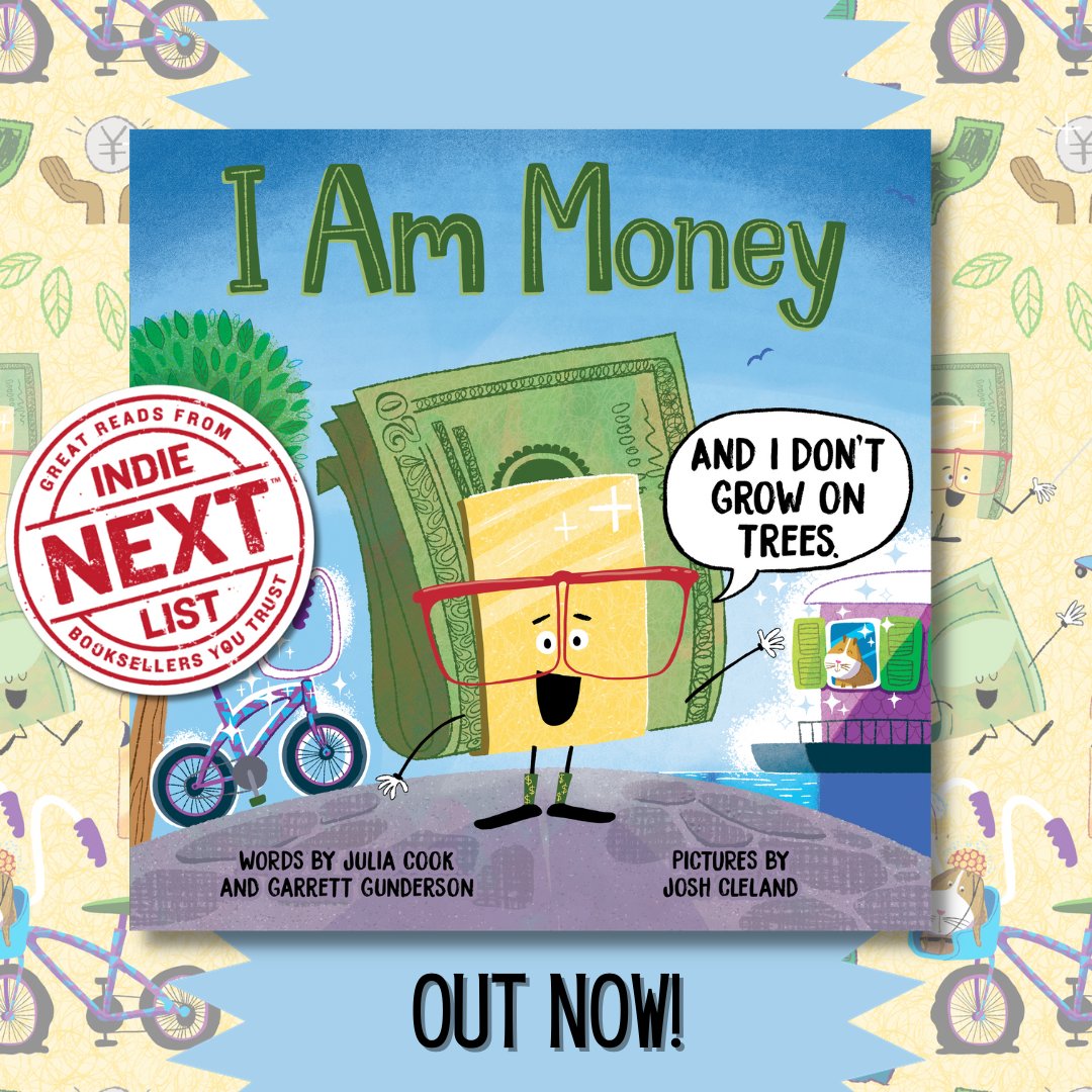 Sourcebooks Kids (@sourcebookskids) on Twitter photo I Am Money is finally out! 💵 Make sure you get your copy of I Am Money, a brand-new picture book about financial literacy for kids - all in the friendly style of School House Rock! 💵
<a href="/juliacookonline/">Julia Cook</a> <a href="/JoshCleland/">Josh Cleland</a> <a href="/GBGunderson/">Garrett B. Gunderson</a>
Learn more at srcbks.com/IAmMoney I Am Money is finally out! 💵 Make sure you get your copy of I Am Money, a brand-new picture book about financial literacy for kids - all in the friendly style of School House Rock! 💵
<a href="/juliacookonline/">Julia Cook</a> <a href="/JoshCleland/">Josh Cleland</a> <a href="/GBGunderson/">Garrett B. Gunderson</a>
Learn more at srcbks.com/IAmMoney