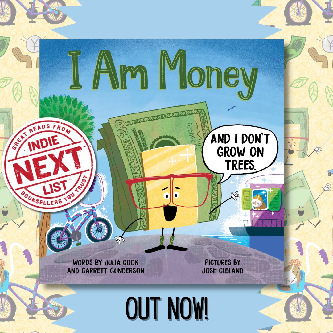 I Am Money is finally out! 💵 Make sure you get your copy of I Am Money, a brand-new picture book about financial literacy for kids - all in the friendly style of School House Rock! 💵 @juliacookonline @JoshCleland @GBGunderson Learn more at srcbks.com/IAmMoney