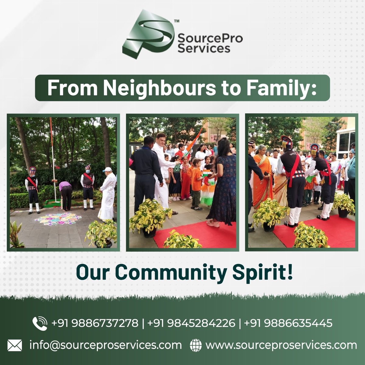 sourcepro986's tweet image. Discover the heartwarming essence of the neighborhoods! Join us in embracing a sense of shared experiences and a vibrant community spirit. 

Contact Us
Call: +91 98452 84226/+91 98867 37278/+91 98866 35445
Visit:  sourceproservices.com

#securityservices #securityguardservice