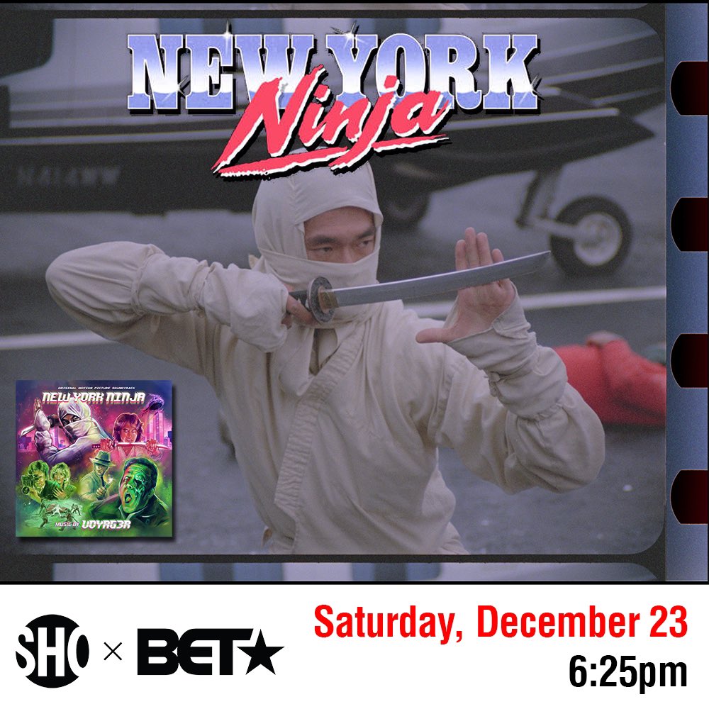 New York Ninja on prime time TV! @Showtime SHOxBET 12/23 - 6:25pm. Music by Voyag3r