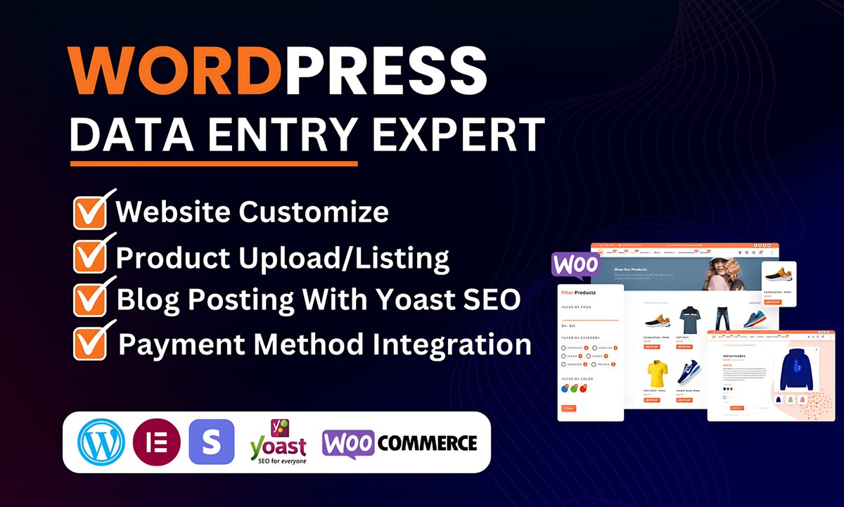 Unlock efficiency! Offering precise WordPress data entry on Fiverr. Elevate your site effortlessly. Let's perfect your digital space together! 💻✨ visit my service: fiverr.com/s/kZx8Ww #WordPressDataEntry #FiverrServices #DigitalExcellence