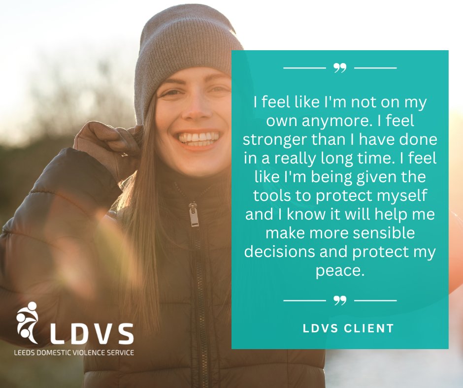 We're rounding up the year by sharing some great feedback from LDVS clients. ⤵️ We are proud to support people in Leeds to rebuild their lives and live free from domestic violence and abuse. If you need our help, call: ldvs.uk #LDVS #DomesticViolence #Leeds