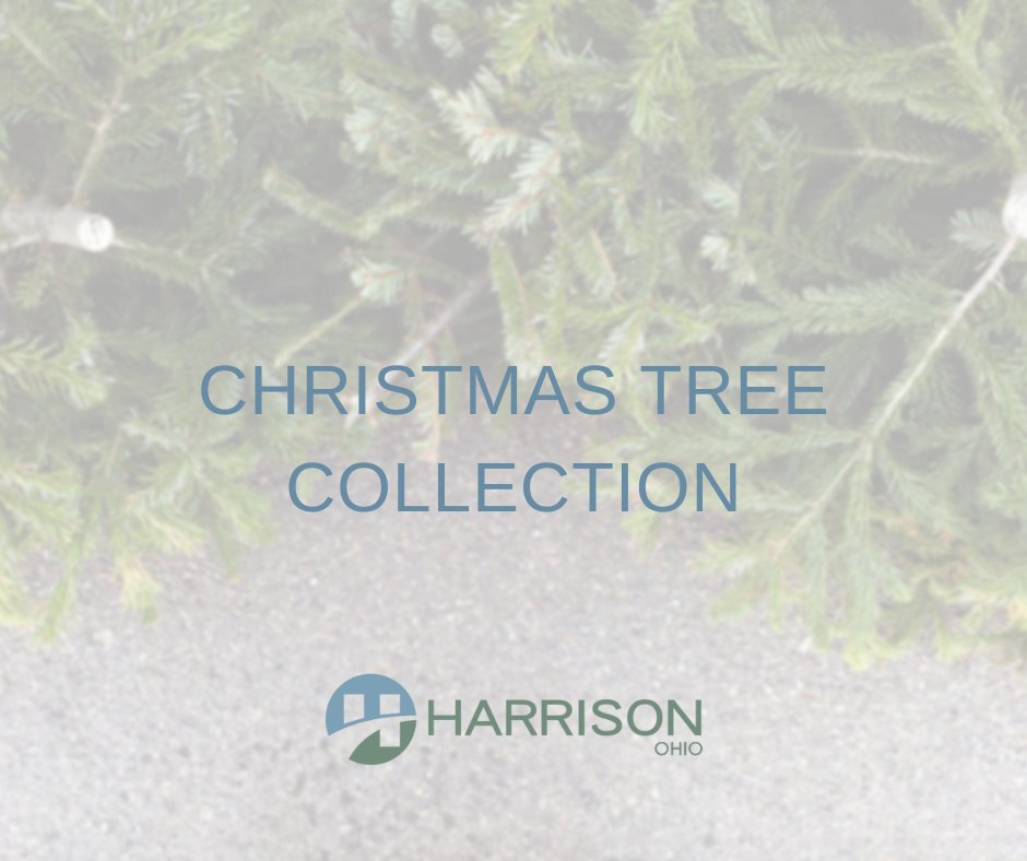 The City of Harrison has curbside tree pickup during the month of January. 

The schedule is on the City website: harrisonohio.gov/302/Yard-Waste #myHarrisonOH