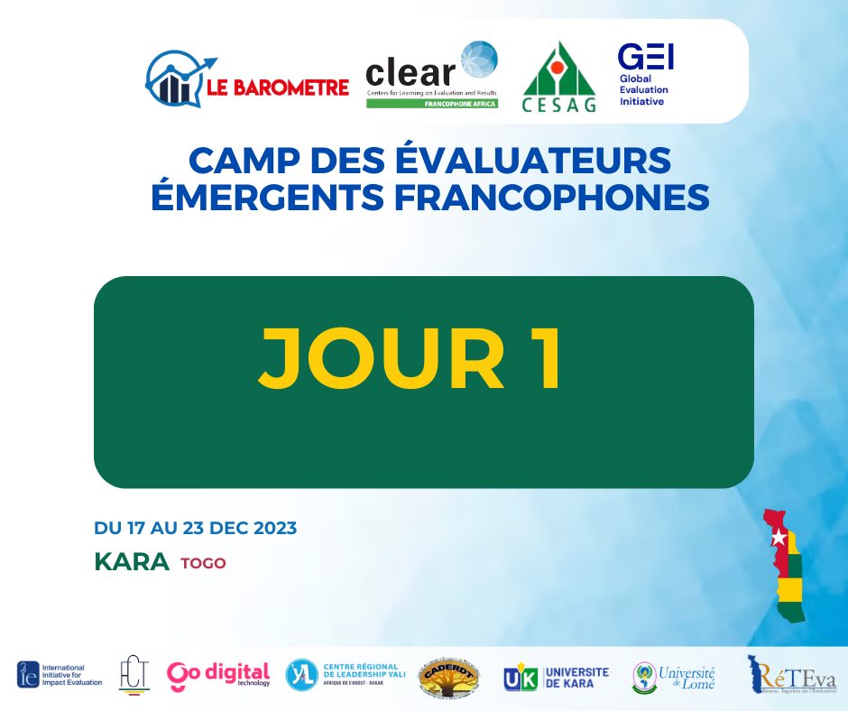 🚀🌟 Journée d'ouverture #CampÉvaluateursÉmergents 🇹🇬:Orientation des participants, discussions approfondies avec des formateurs expérimentés, lancement officiel et panel sur la #TransformationDigitale dans l'#évaluation des #PolitiquesPubliques. Une journée immersive et riche