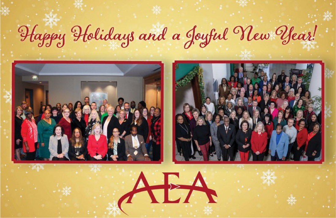 Happy holidays from all of us here at AEA! Our offices will be closed until Wednesday, January 3, 2024. We wish each of you a safe and joyful holiday season! #myAEA