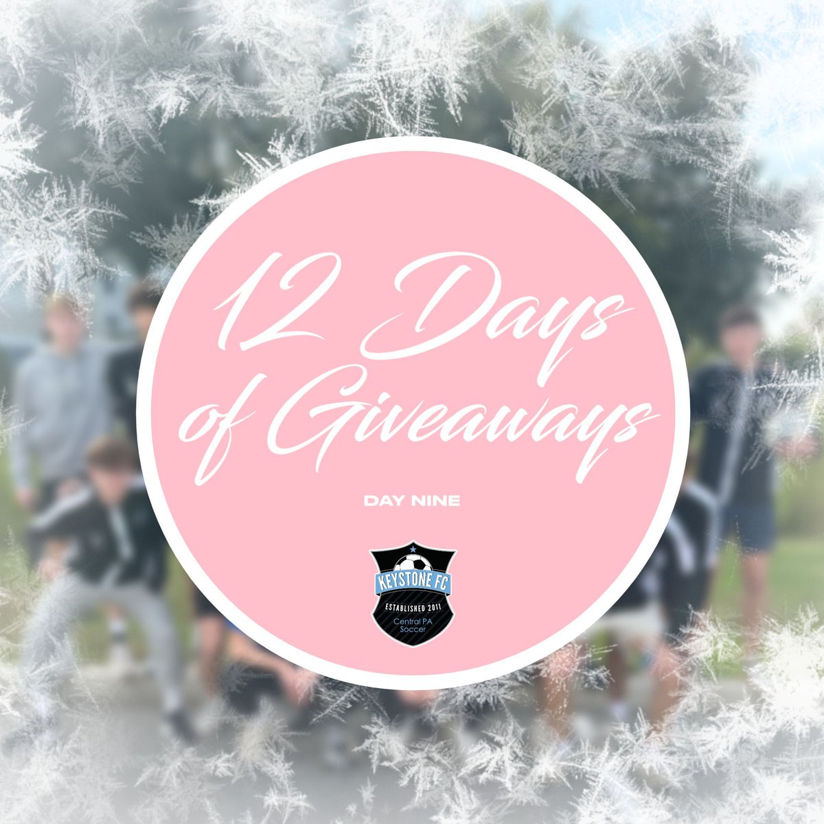 Day 9 of the Keystone FC 12 Days of Giveaways! Today you have a chance to win a Keystone FC stadium seat! Each time you like/share you are entered! Check back tomorrow.

Congratulations to yesterday’s winner, Adam Jarabeck!

#DevelopingHighQualityPlayers #12DaysofGiveaways