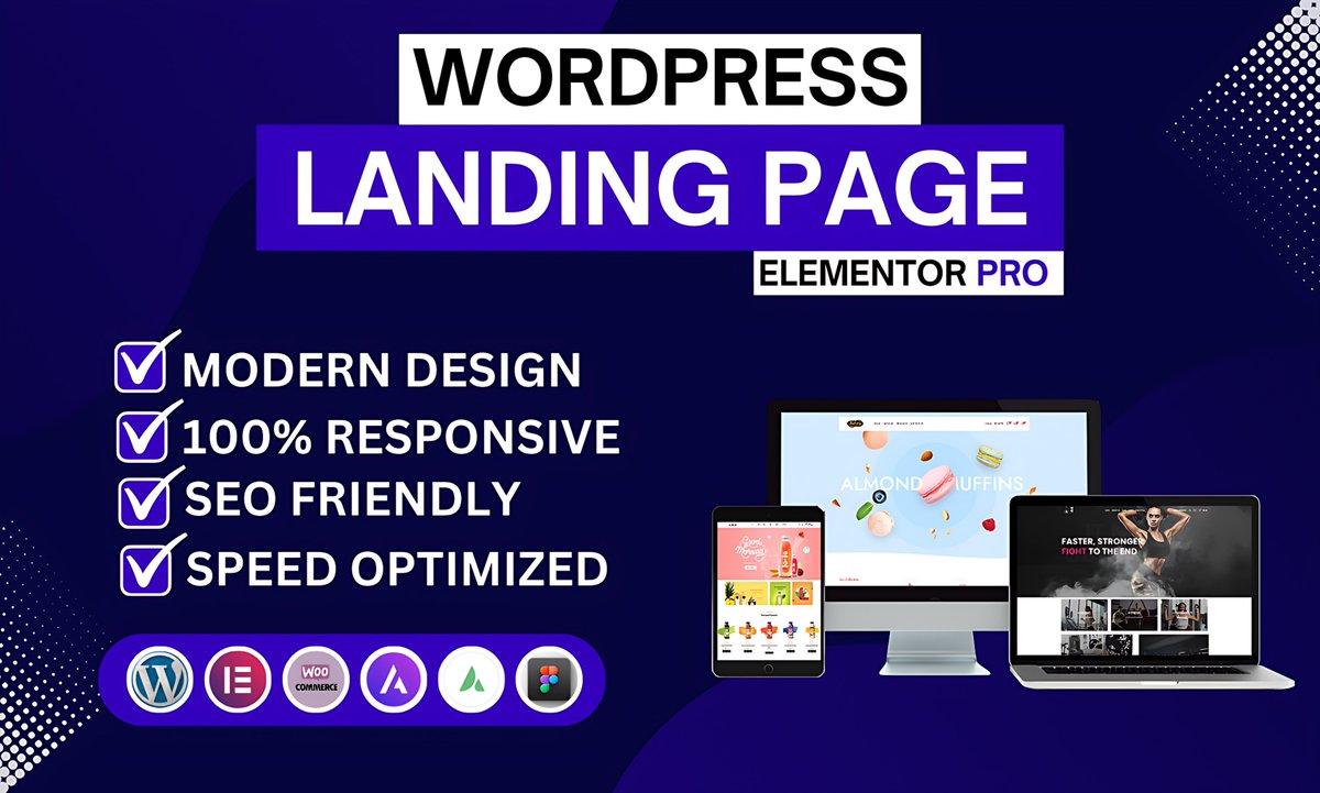 Supercharge your brand's first impression! Crafting captivating WordPress landing pages on Fiverr. Elevate user engagement and conversions seamlessly. Let's build your digital success story together! 📷📷 visit my service: fiverr.com/s/BpBwzb #FiverrGigs #WordPressLandingPage