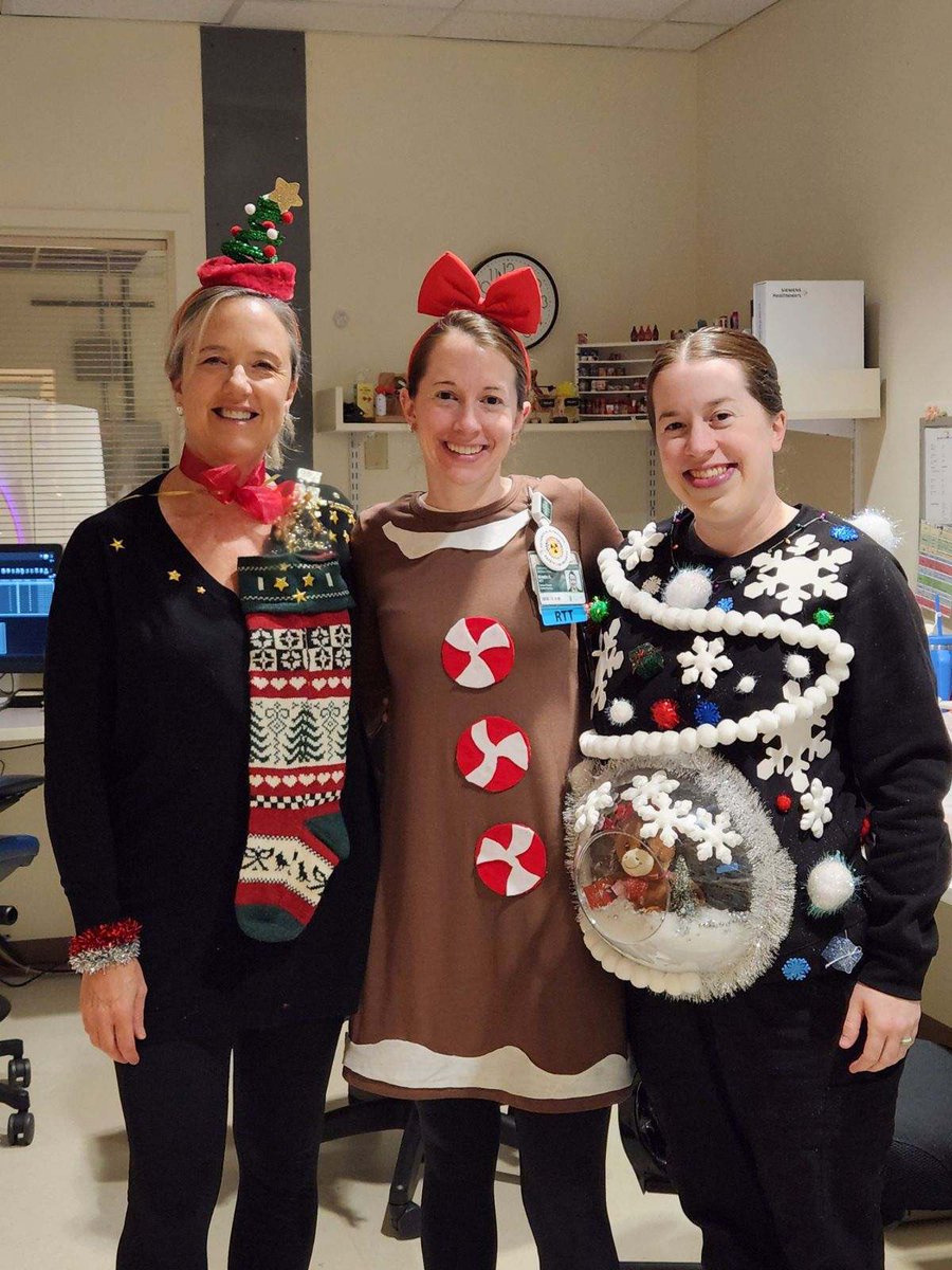 DartmouthRadOnc's tweet image. 🎄🎉✨ Our annual Ugly Sweater Competition was a blast, showcasing the ugliest, quirkiest, and most creatively designed knits this side of the North Pole! 🎅 What’s your top pick? #dartmouthradonc #holidaycheer #uglysweater