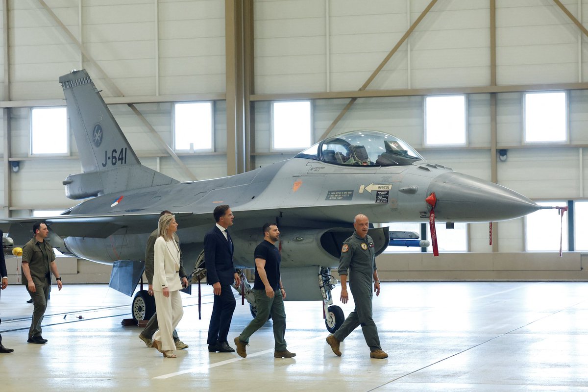 The first 18 F-16 fighter jets are being prepared to be transferred to Ukraine!